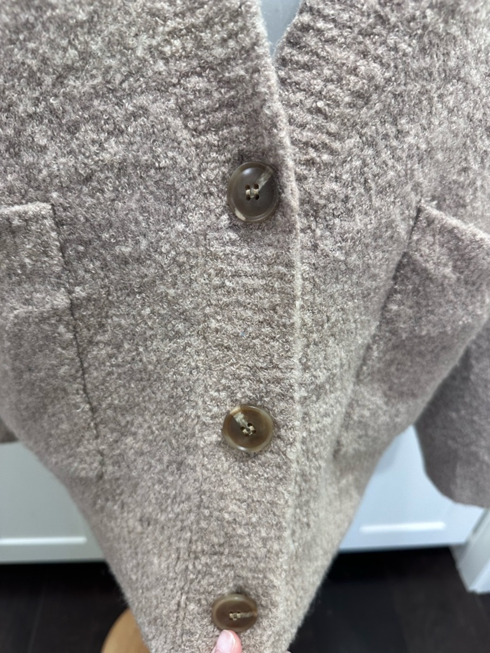 GRLFRND Leeana Cardigan - Taupe Blush - Picture 5 of 9